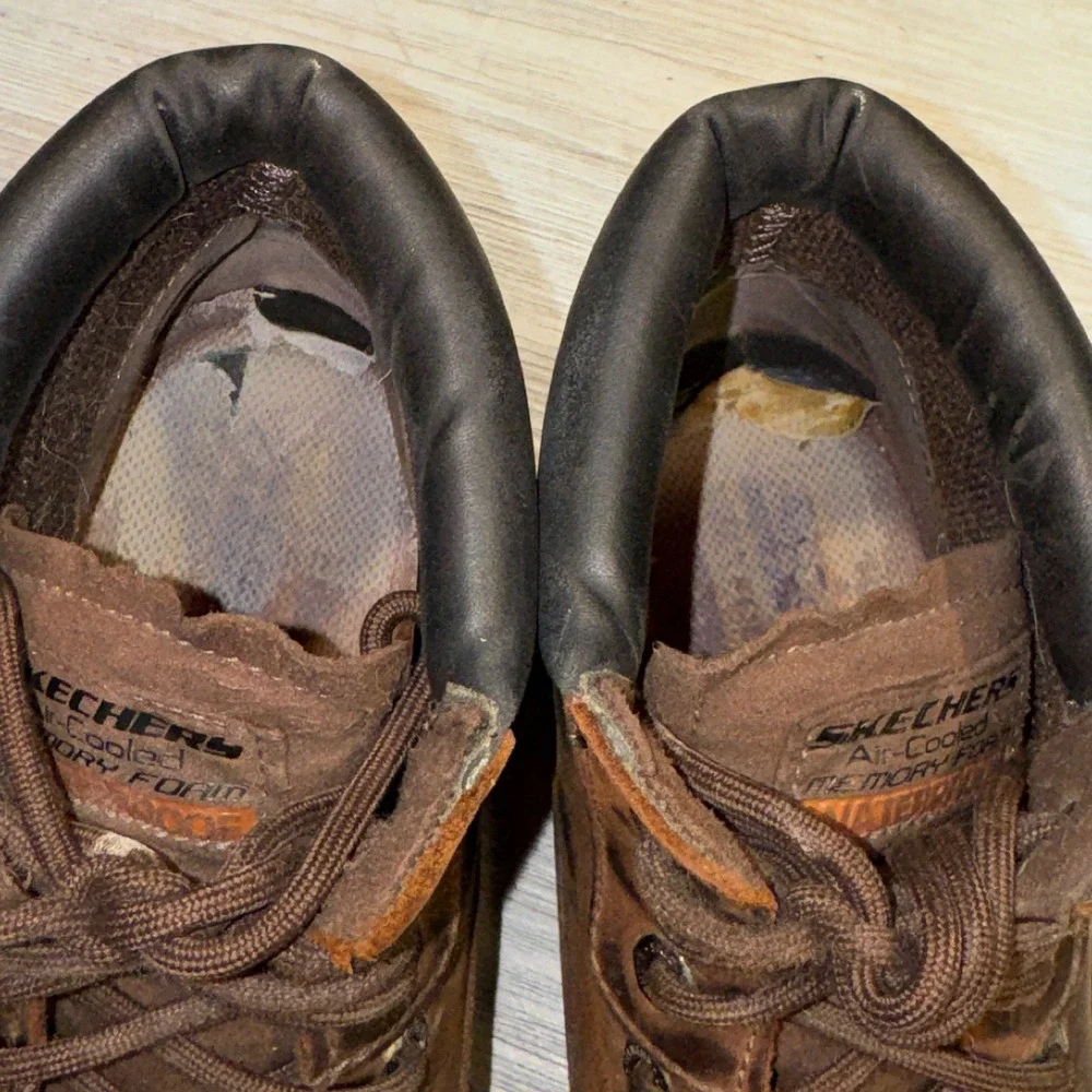 Skechers‎ Sergeants-Verdict Waterproof Boots Men's Sz 11 Dark Brown 4442 CDB